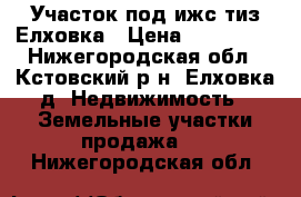 Участок под ижс тиз Елховка › Цена ­ 400 000 - Нижегородская обл., Кстовский р-н, Елховка д. Недвижимость » Земельные участки продажа   . Нижегородская обл.